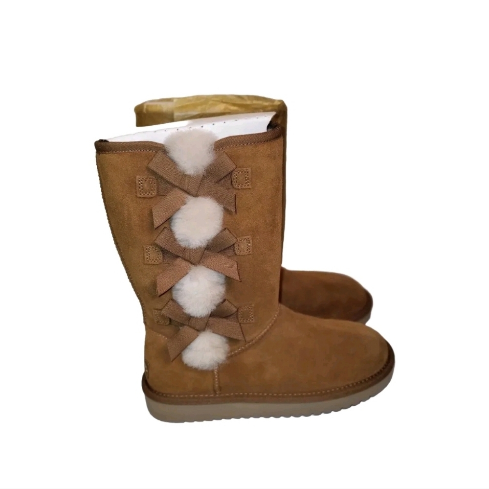 KOOLABURRA BY Ugg/ Victoria Tall 1015875 Women's Size 5 Chestnut Boot Authentic